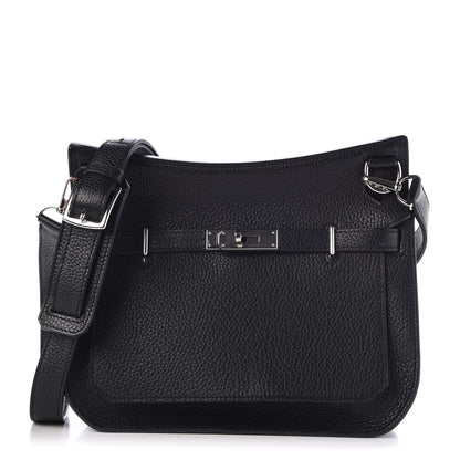 Hermes Taurillon Clemence Jypsiere 28 Black 1 of 8