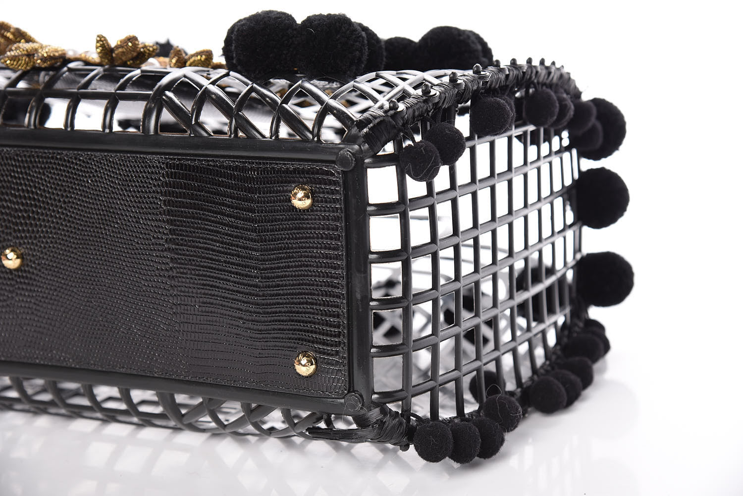 Dolce & Gabbana PVC Cage Market Tote Black 10 of 10