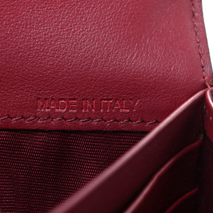 Valentino Garavani Vitello Rockstud Wristlet Travel Wallet Rubino 7 of 9