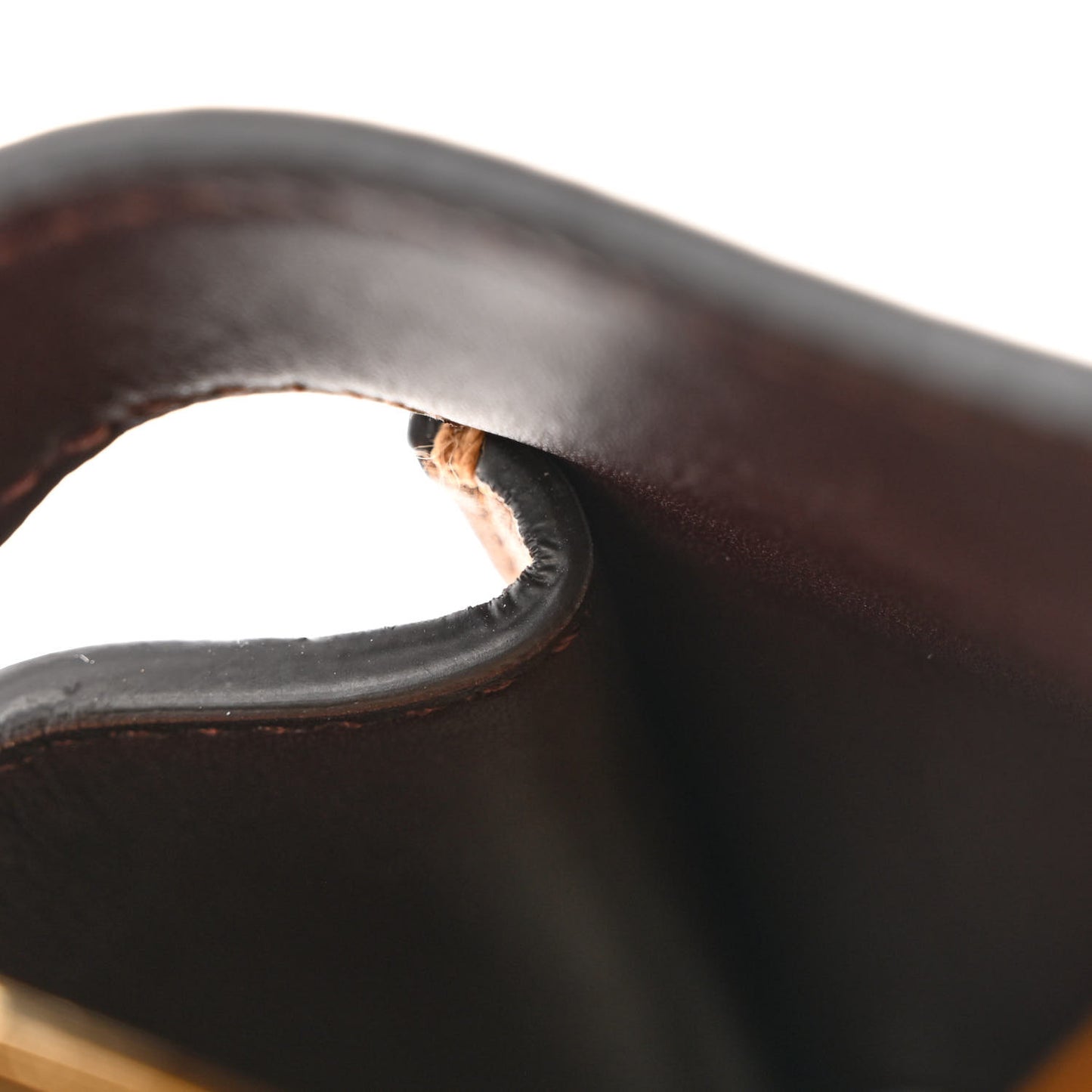 Vitello Tahiti Burro Bi-Color Medium Peekaboo Iconic Essentially Satchel Nocciola Asfalto Cast