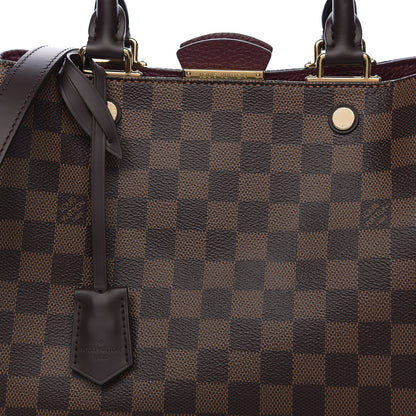 Louis Vuitton Damier Ebene Cuir Taurillon Brittany Bordeaux 6 of 8