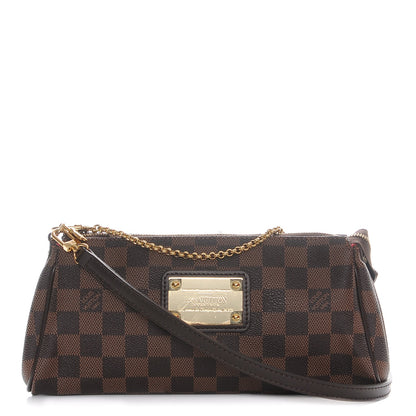 Louis Vuitton Damier Ebene Eva Clutch 1 of 9
