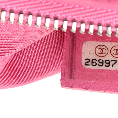 Chanel Lambskin Quilted Small Cosmetic Case Pink 7 of 8