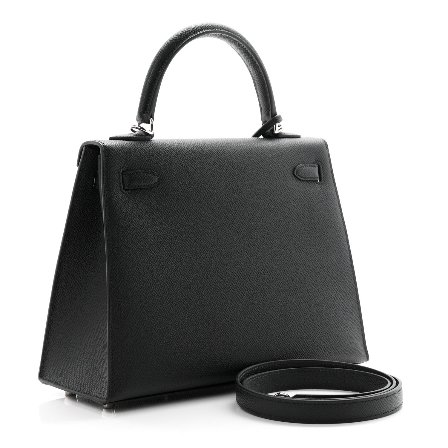 Hermes Epsom Kelly Sellier 25 Black 3 of 11