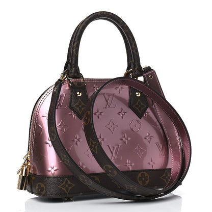Louis Vuitton Vernis Monogram Alma BB Rose Pale Metallise 2 of 4