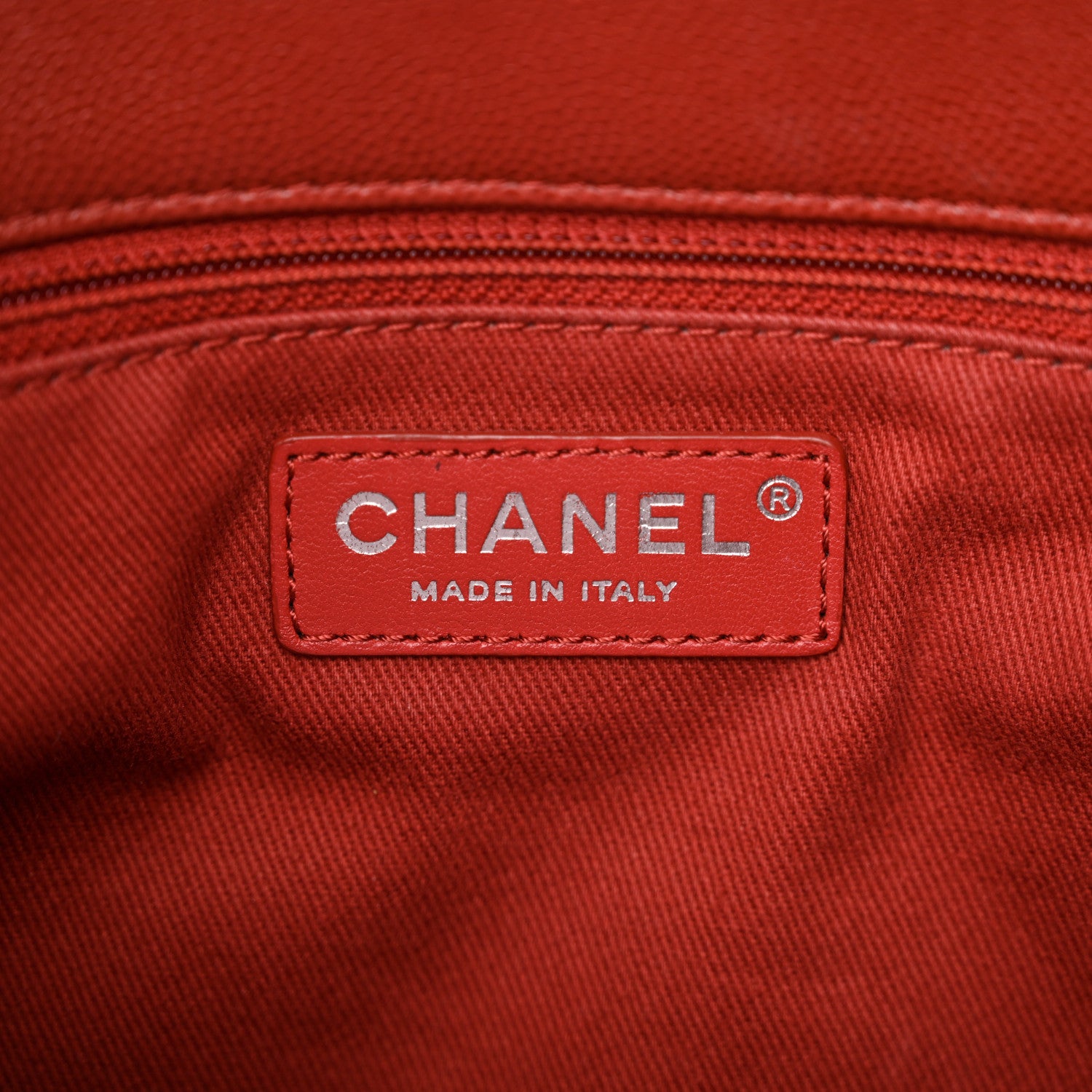 Chanel Caviar Quilted Medium Coco Handle Flap Dark Red 6 of 15