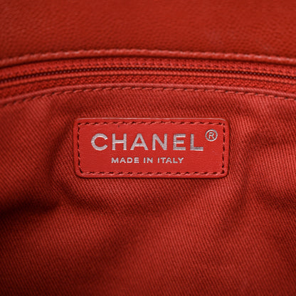 Chanel Caviar Quilted Medium Coco Handle Flap Dark Red 6 of 15