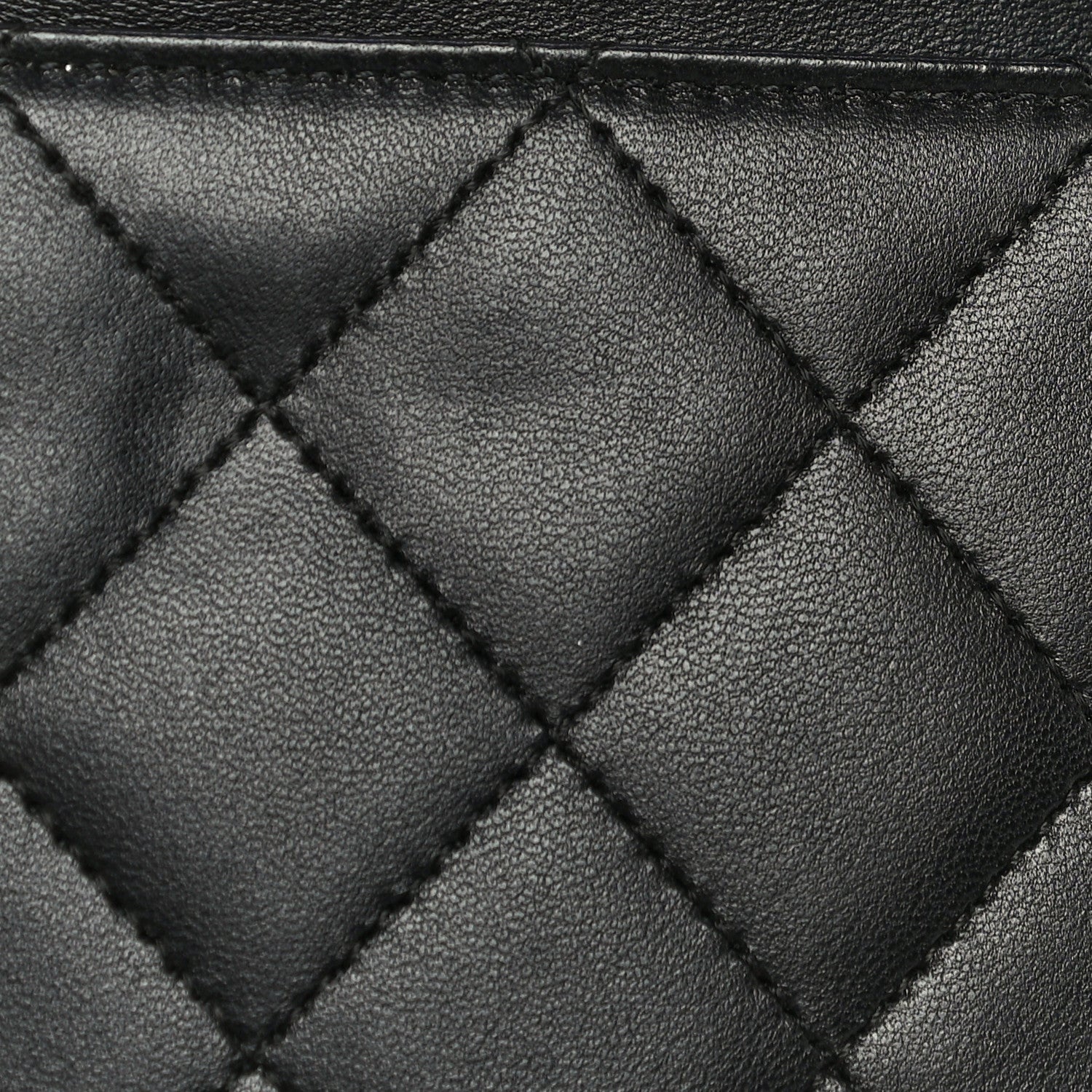 Chanel Lambskin Quilted Wallet On Chain WOC Black 21 of 31