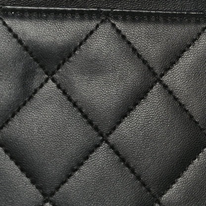 Chanel Lambskin Quilted Wallet On Chain WOC Black 21 of 31