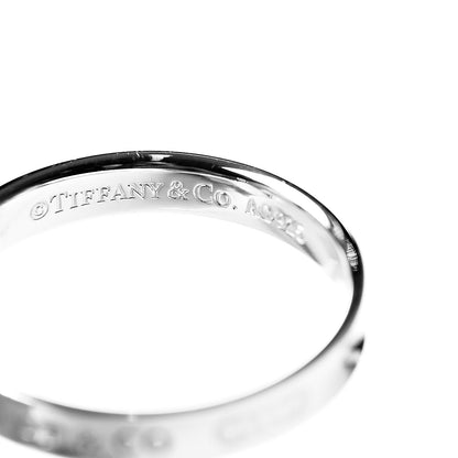 Tiffany Sterling Silver 1837 Interlocking Ring 51 5.75 3 of 3