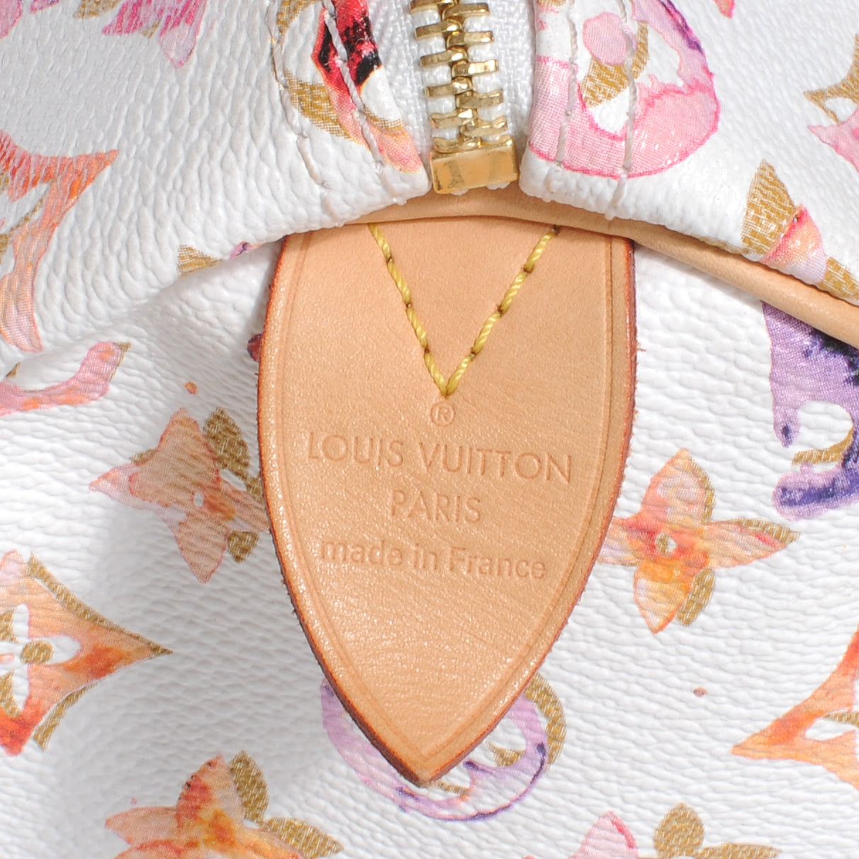Louis Vuitton Watercolor Aquarelle Speedy 35 White 5 of 7