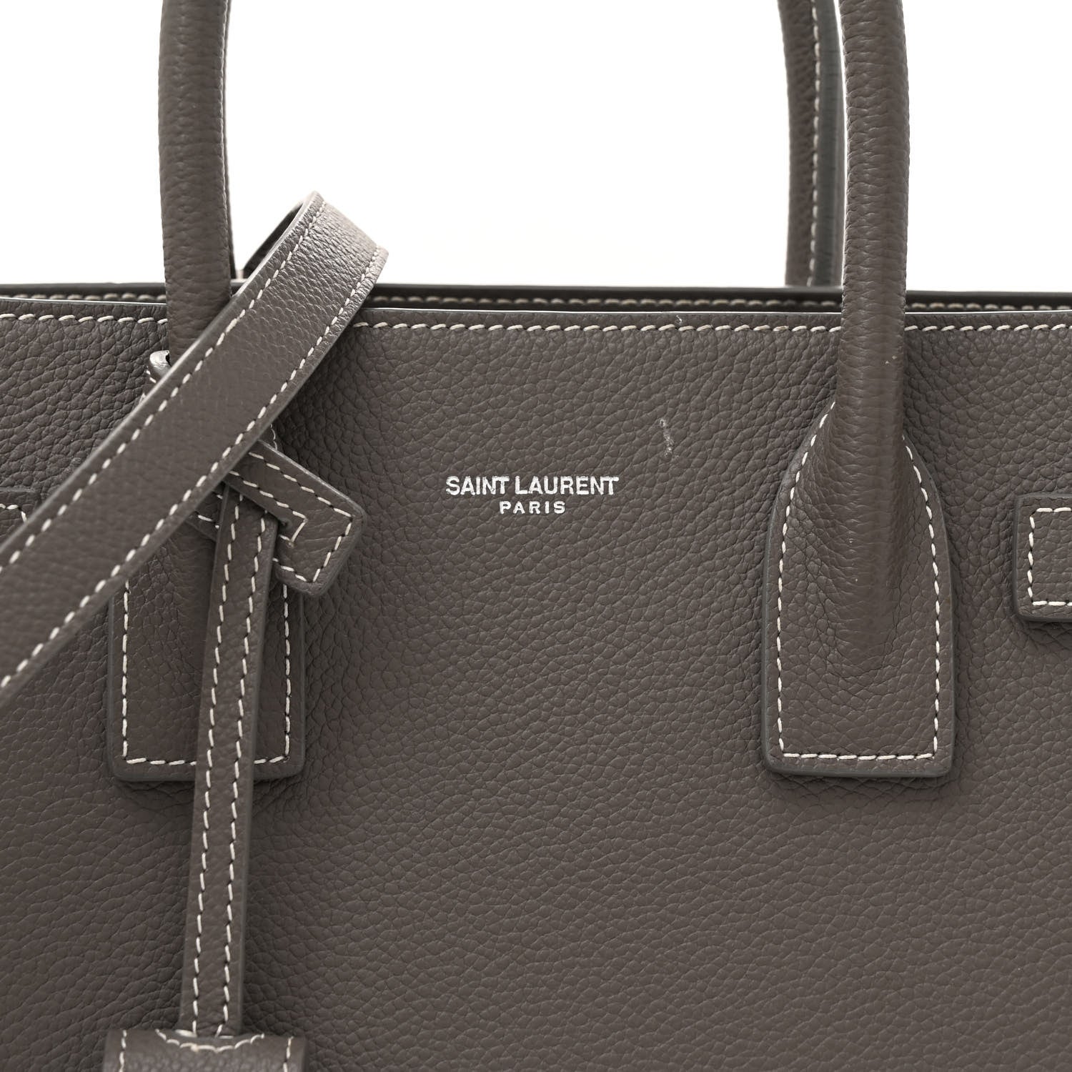 Saint Laurent Calfskin Baby Sac De Jour Fog 8 of 15