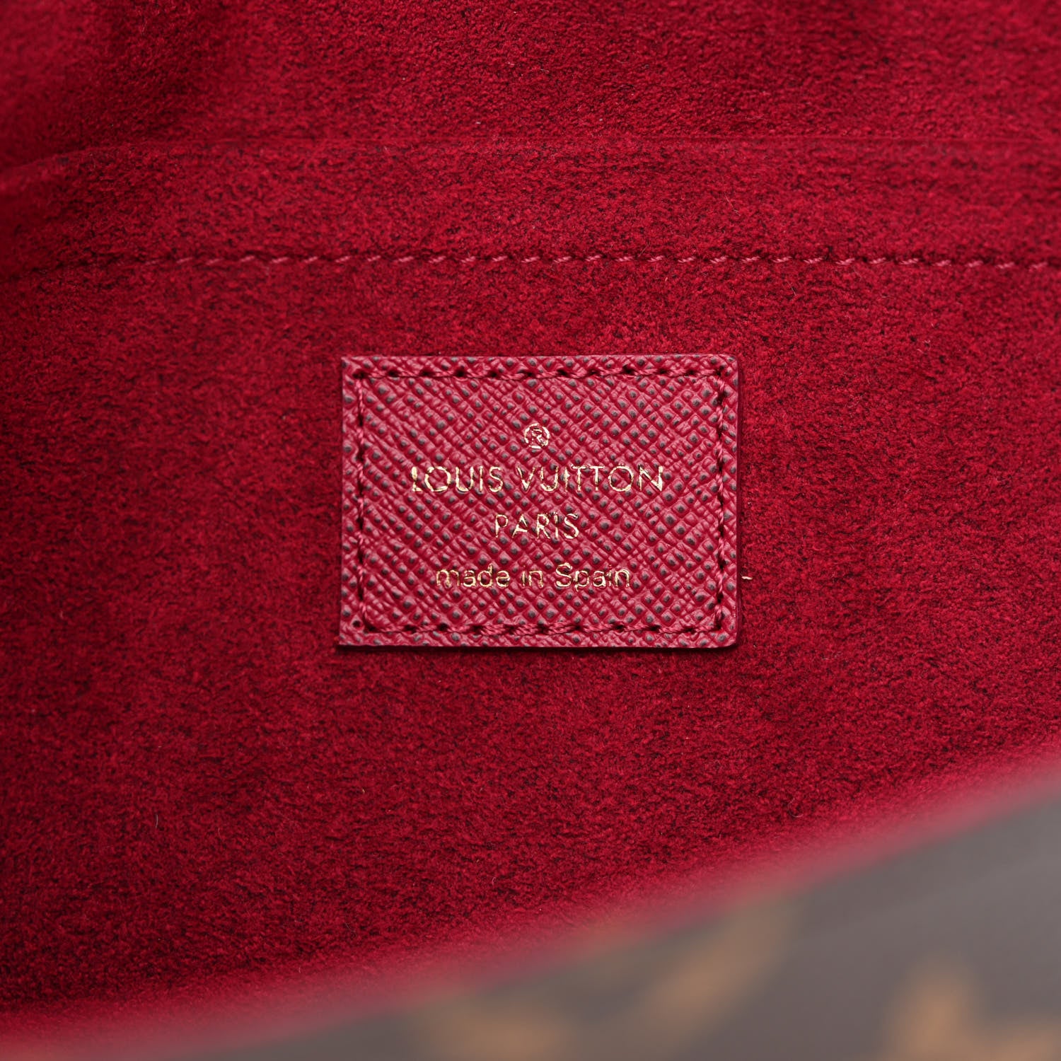 Louis Vuitton Monogram Pochette Felicie Chain Wallet Fuchsia 9 of 13