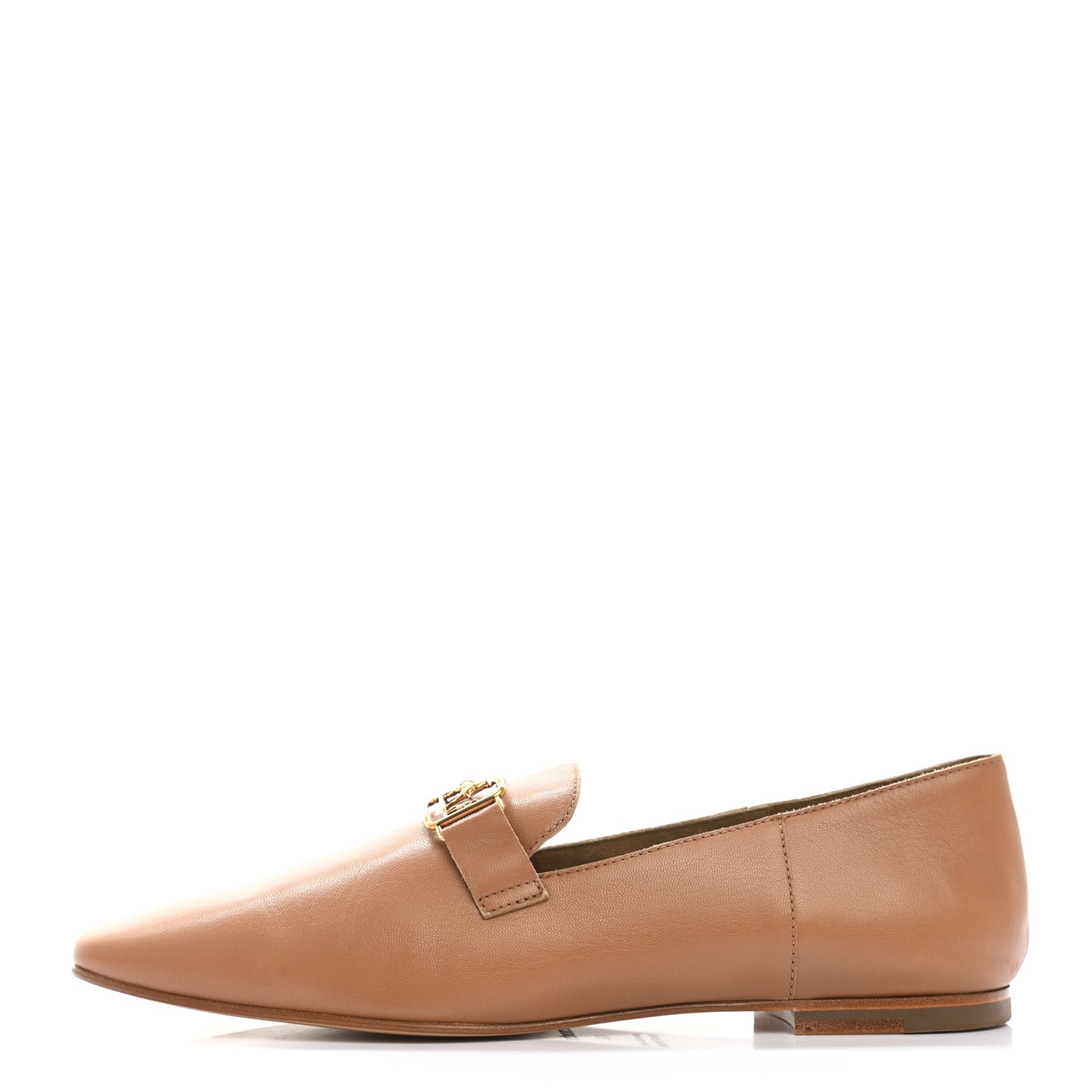 Supple Goatskin Womens Time Loafers 40 Havane
