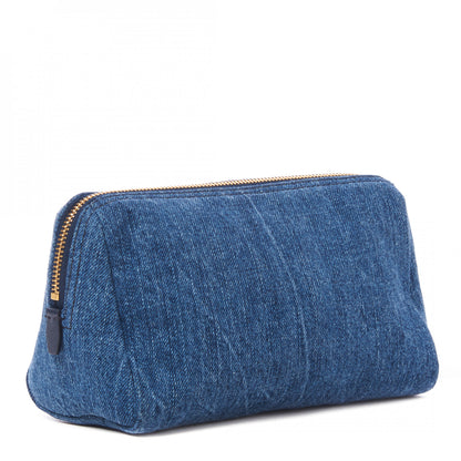 Prada Denim Cosmetic Pouch Bleu 2 of 8