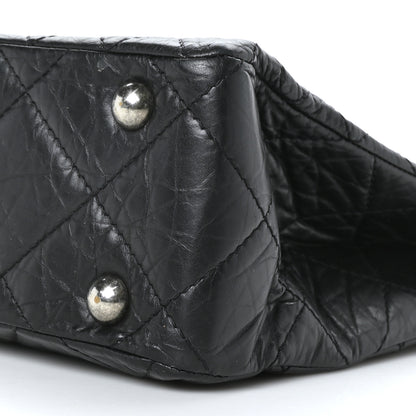 Chanel Aged Calfskin Reissue 2.55 Tote Black 9 of 9