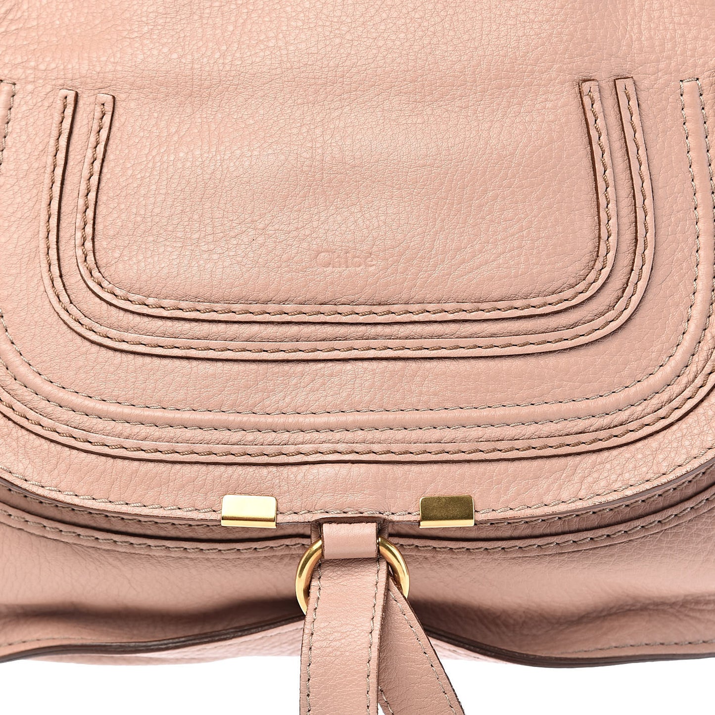 Calfskin Medium Marcie Satchel Pale Pink