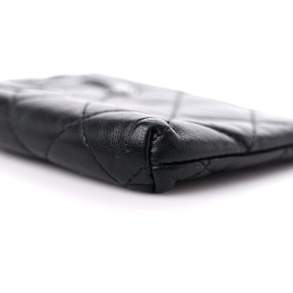 Chanel Calfskin Quilted Cambon Key Pouch Black 8 of 10