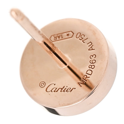 Cartier 18K Pink Gold LOVE Earrings 4 of 4