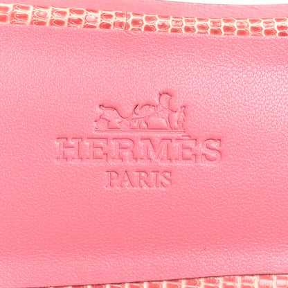 Hermes Lizard Oran Sandals 36 Pavot 7 of 9