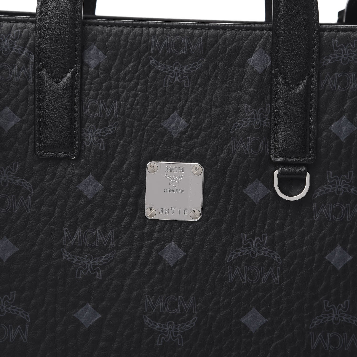 MCM Visetos Small Klassik Tote Black 10 of 10