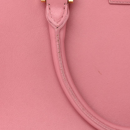 Saint Laurent Smooth Calfskin Small Monogram Cabas Vieux Rose 12 of 15