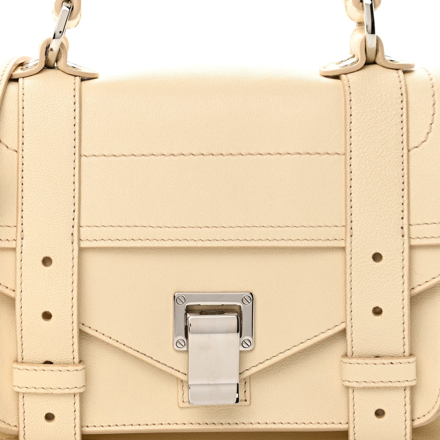 Lambskin Tiny PS1 Satchel Pale Sand