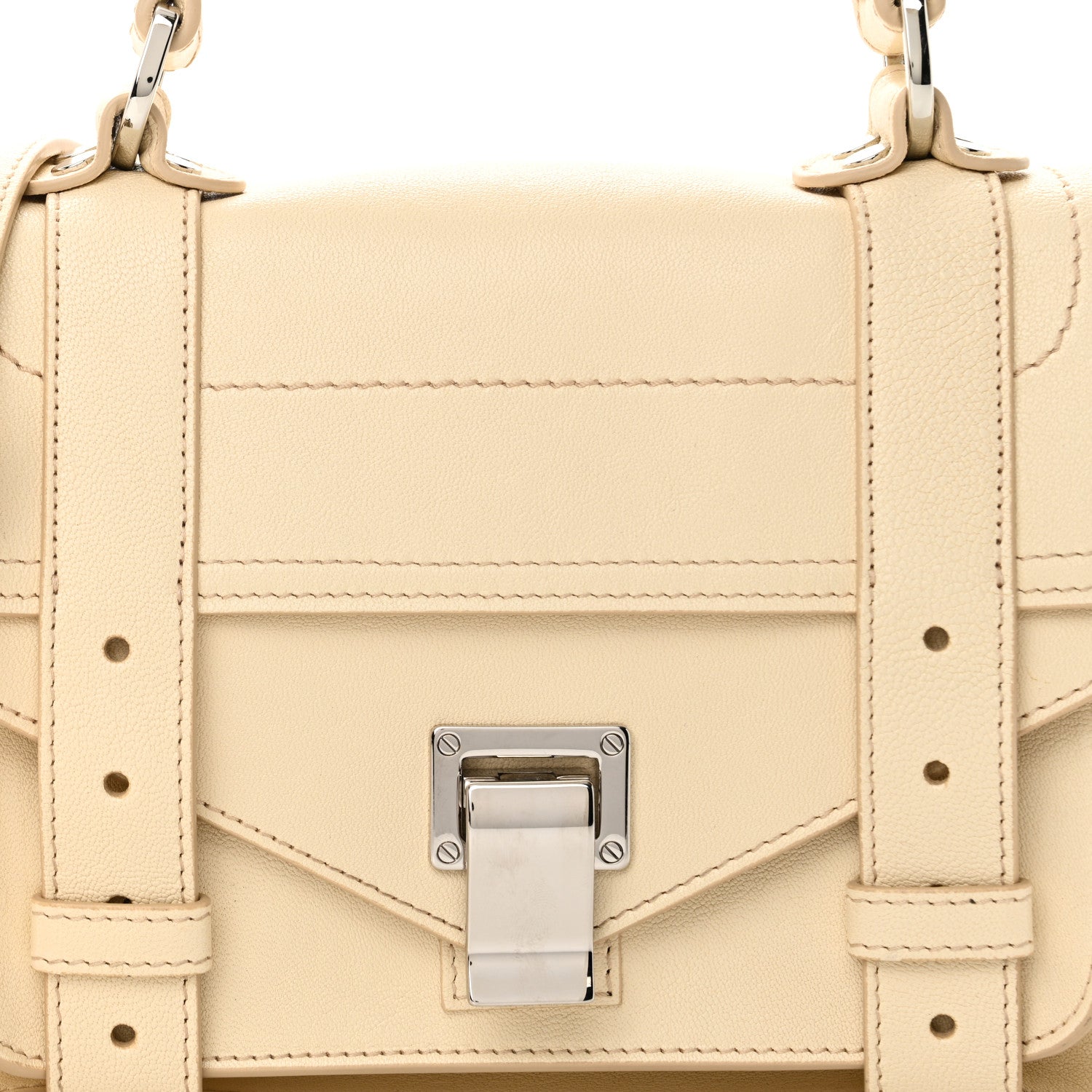 Proenza Schouler Lambskin Tiny PS1 Satchel Pale Sand 7 of 9