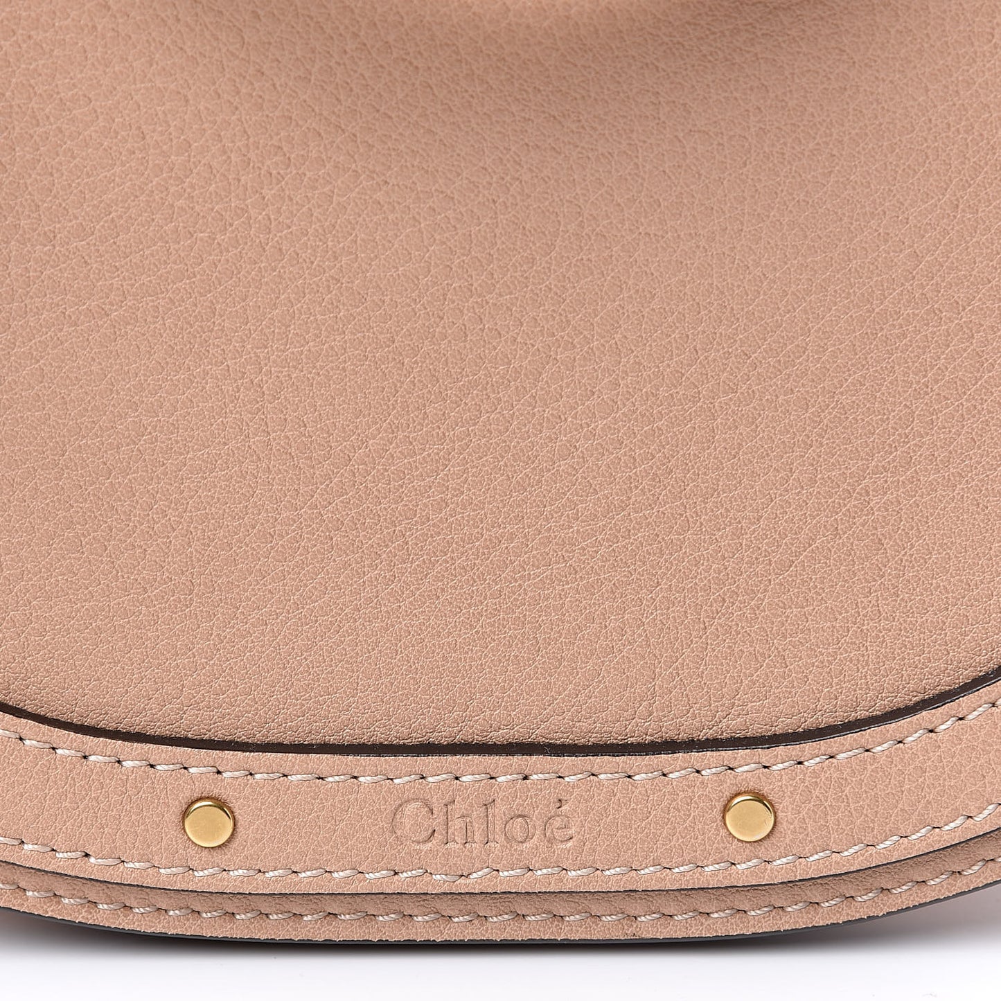 Calfskin Suede Small Nile Bracelet Bag Biscotti Beige