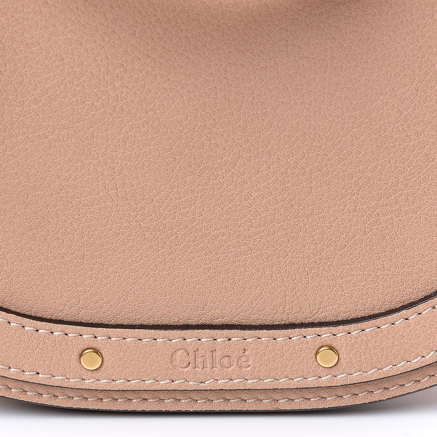 Chloe Calfskin Suede Small Nile Bracelet Bag Biscotti Beige 9 of 9