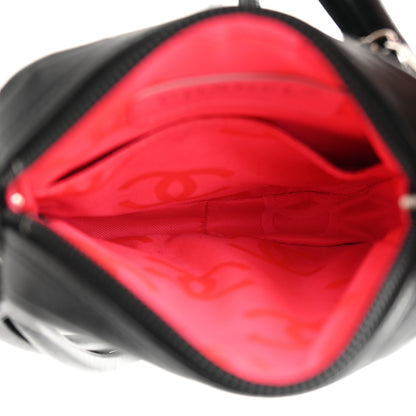 Chanel Calfskin Quilted Small Cambon Messenger Black White 5 of 11