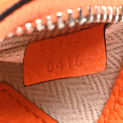 Gucci Pebbled Calfskin Mini B Shoulder Bag Orange 7 of 11