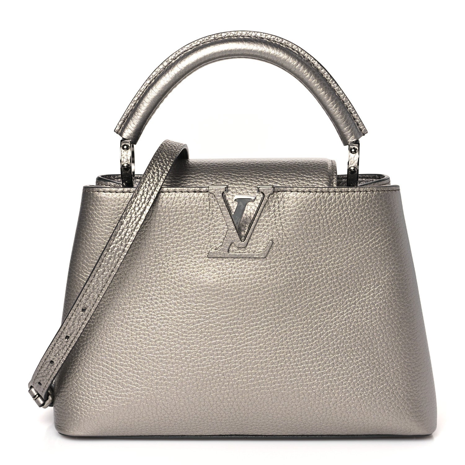 Louis Vuitton Metallic Calfskin Mini Capucines 1 of 8