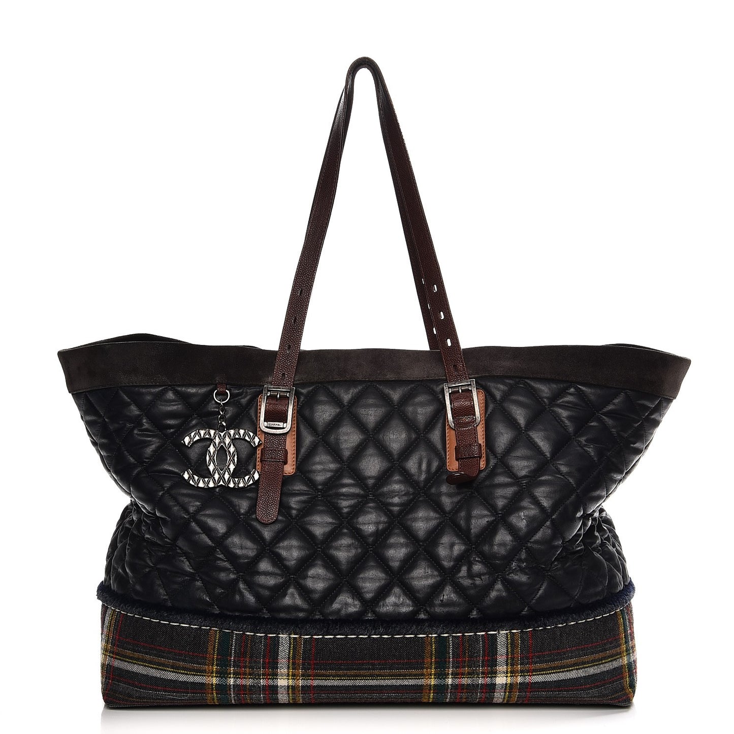 Coated Canvas Quilted Paris Edinburgh Tote