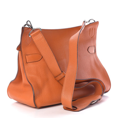 Hermes Taurillon Clemence Jypsiere 34 Orange 3 of 19