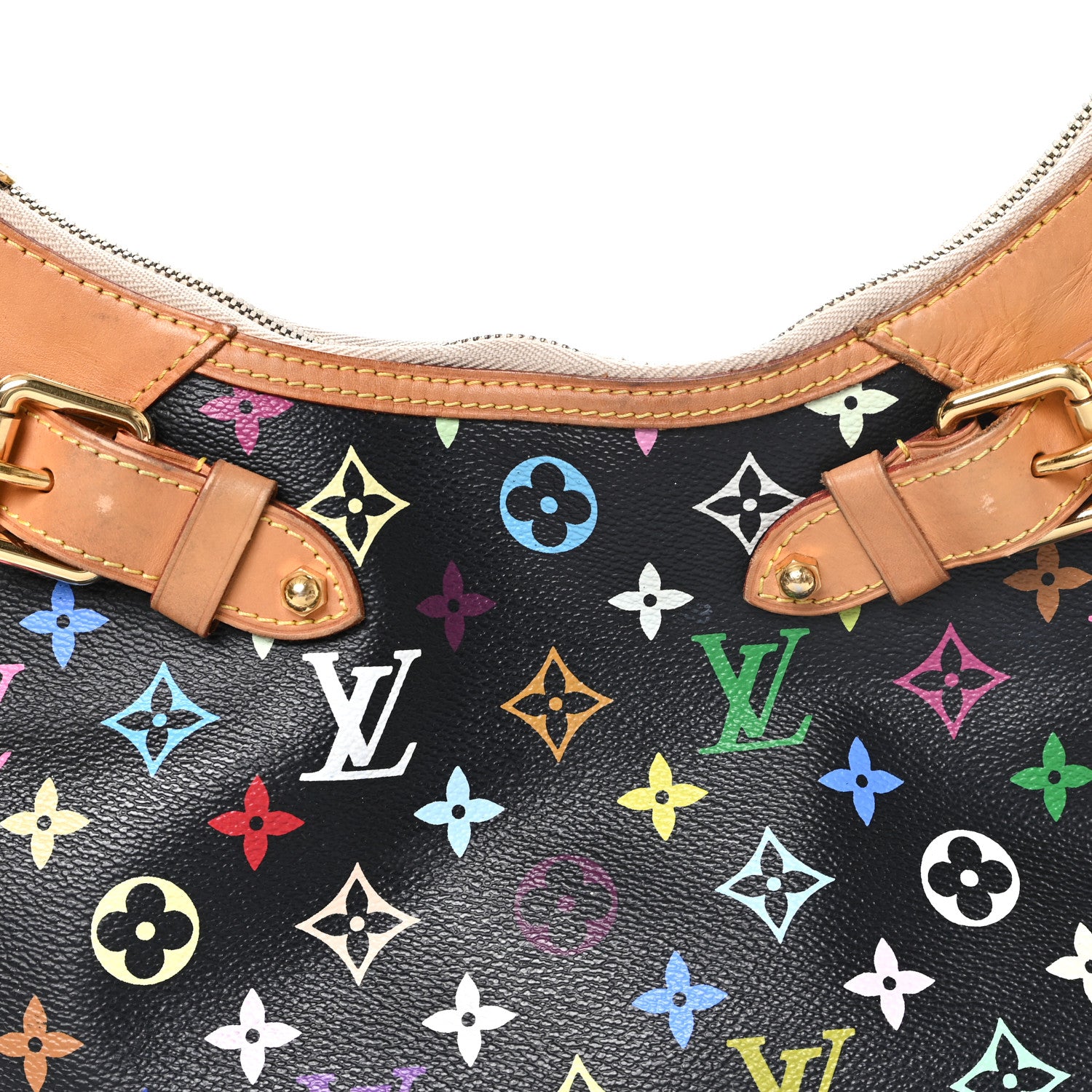 Louis Vuitton Monogram Multicolor Greta Black 7 of 10