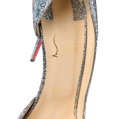 Christian Louboutin Patent Glitter Disco Ball Iriza 100 Pumps 40.5 Purple Pop Multicolor 7 of 8