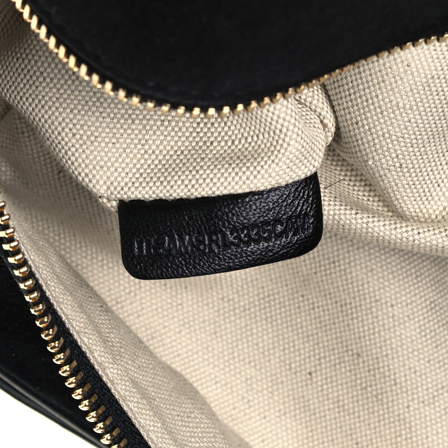 Lambskin Suede Quilted Small Double Cube Bag Black