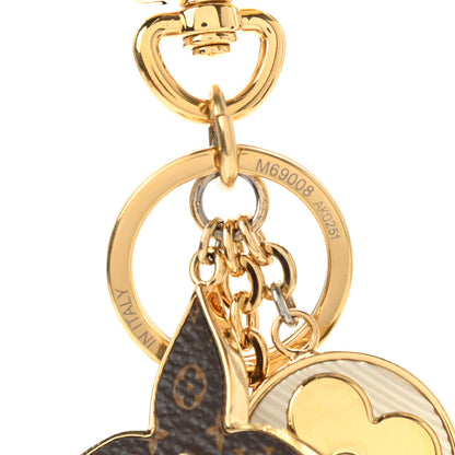 Louis Vuitton Metal Monogram Epi Spring Street Bag Charm Key Holder Gold 4 of 4