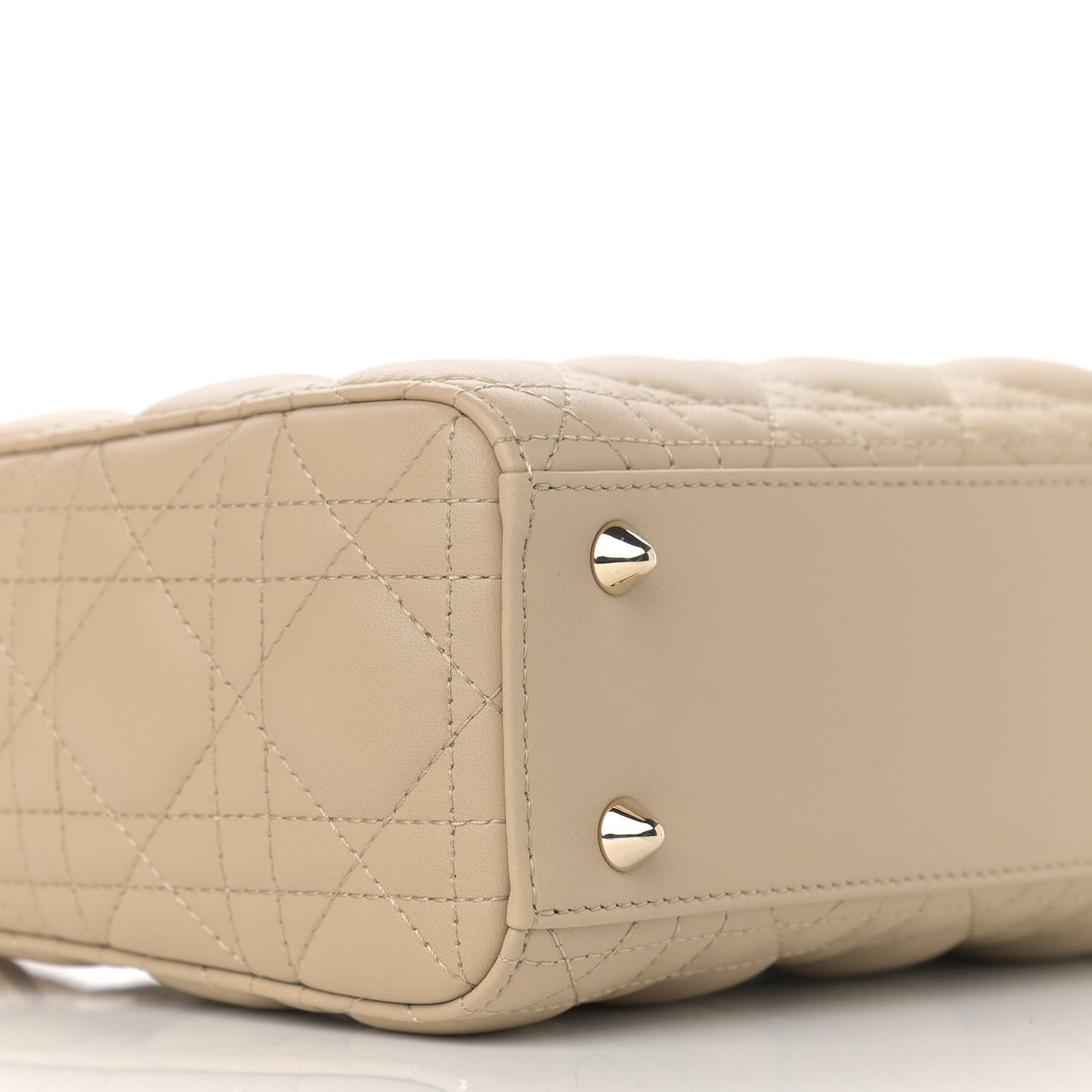 Calfskin Cannage Small My ABCDior Lady Dior Beige