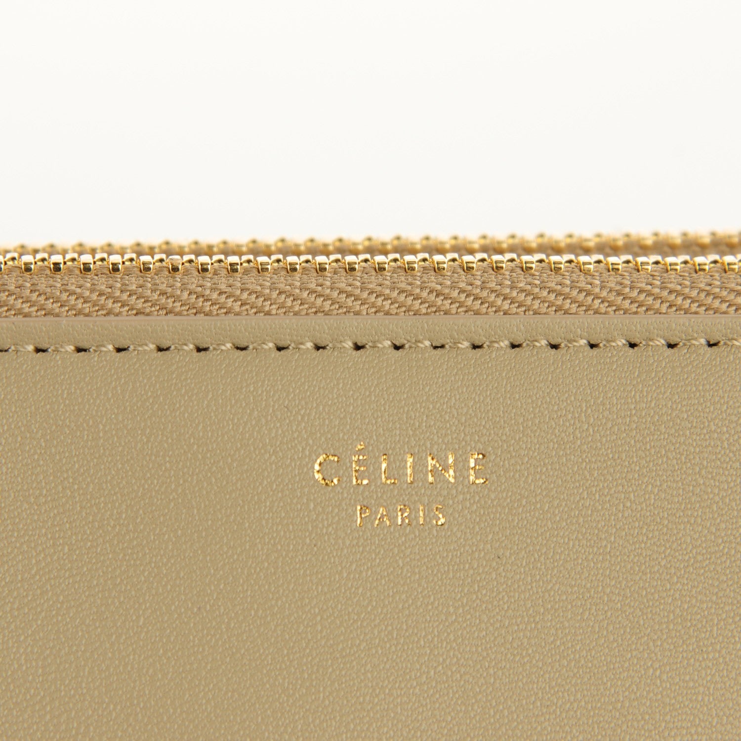 Celine Lambskin Large Trio Crossbody Bag Beige 5 of 7