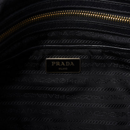 Prada Tessuto Nylon Saffiano Tote Black 8 of 12