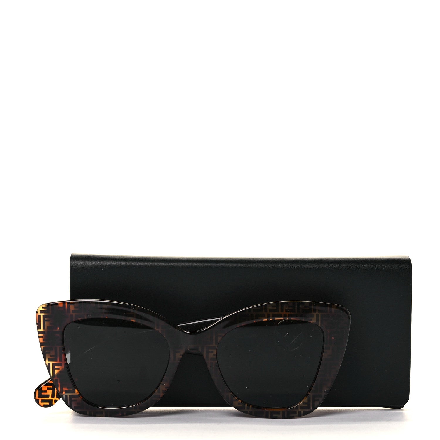 Fendi Acetate F is Fendi FF 51mm Cat Eye Sunglasses 0327/S Tortoise Camouflage 7 of 7