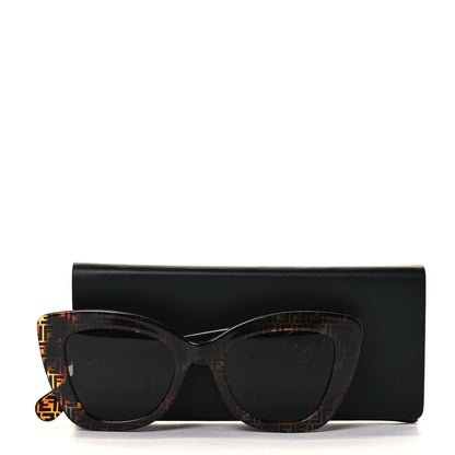 Fendi Acetate F is Fendi FF 51mm Cat Eye Sunglasses 0327/S Tortoise Camouflage 7 of 7