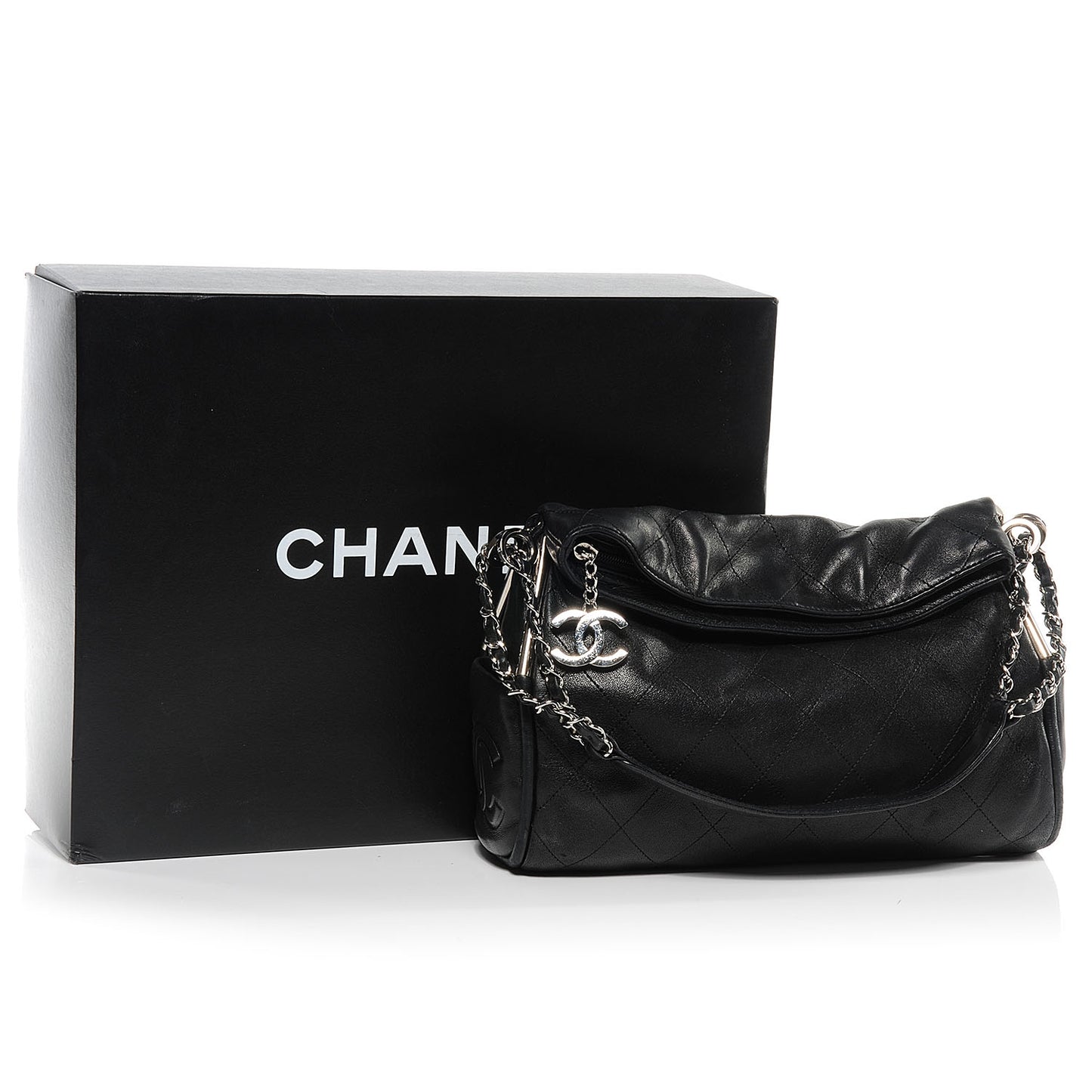 Lambskin Medium Ultimate Soft Tote Black