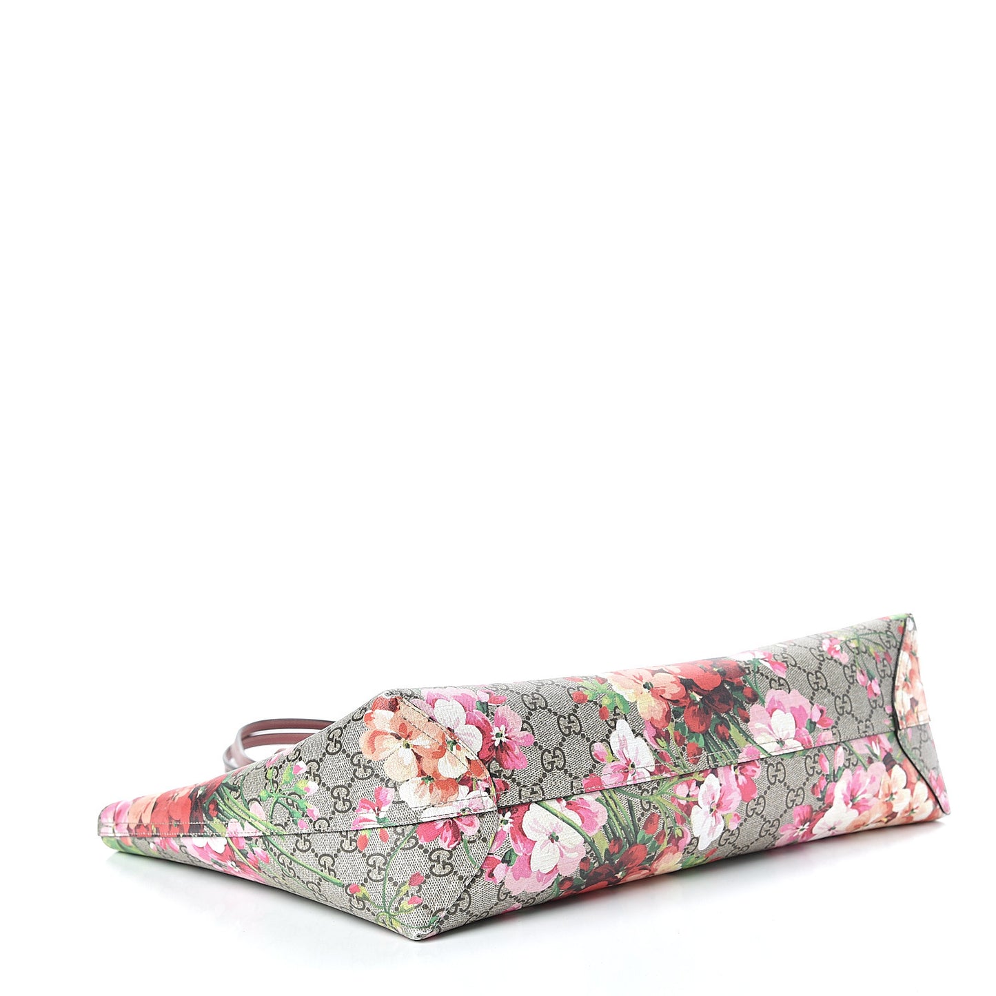 GG Supreme Monogram Blooms Medium Reversible Tote Beige Multicolor Dry Rose