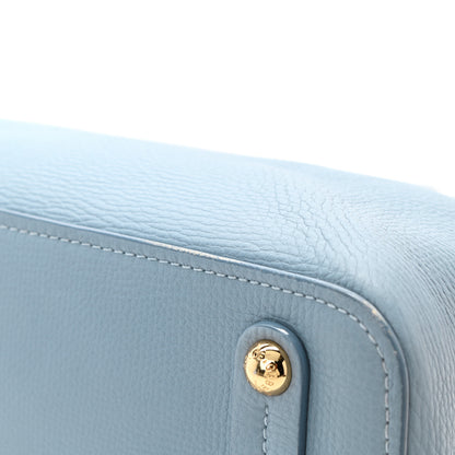 Dolce & Gabbana Textured Calfskin Clara Tote Light Blue 11 of 11