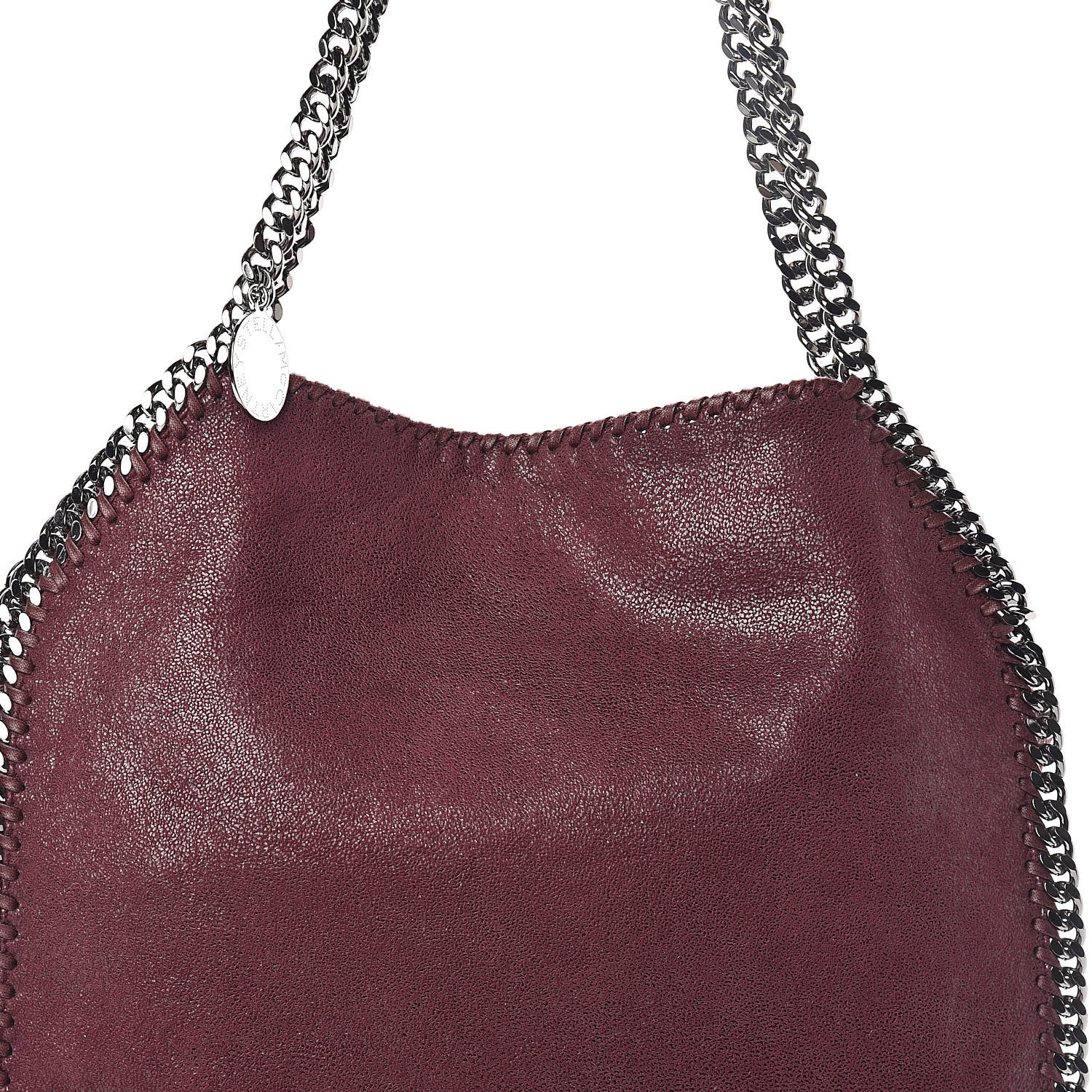 Stella McCartney Shaggy Deer Small Falabella Tote Plum 7 of 9