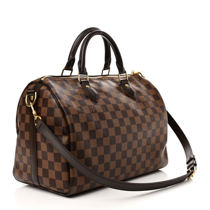 Louis Vuitton Damier Ebene Speedy Bandouliere 30 3 of 11