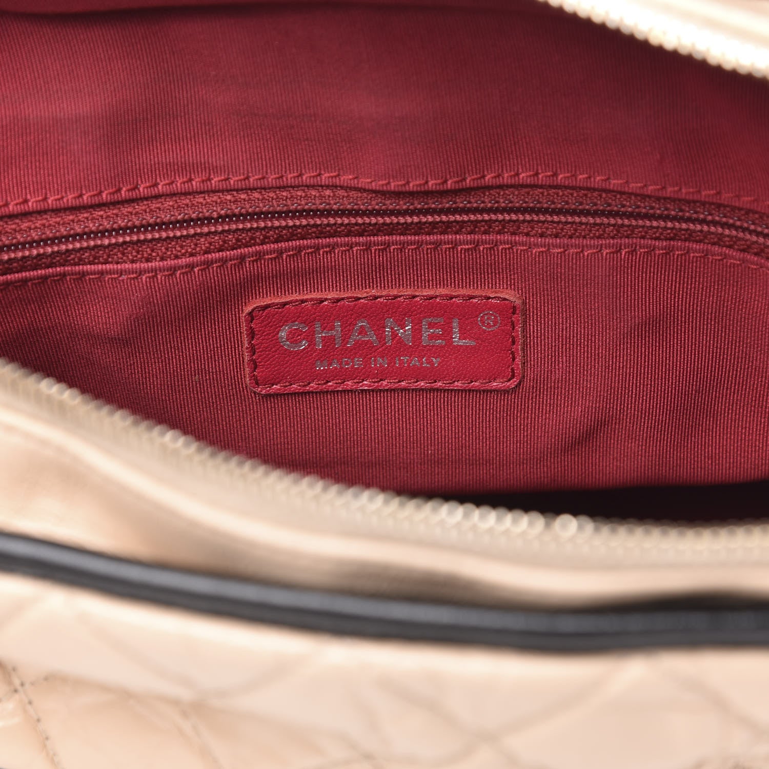 Chanel Aged Calfskin Quilted Medium Gabrielle Hobo Beige Black 5 of 13